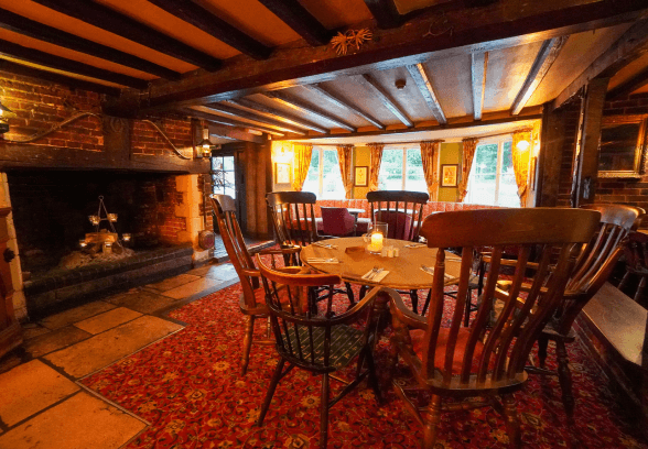 Cosy pub interior